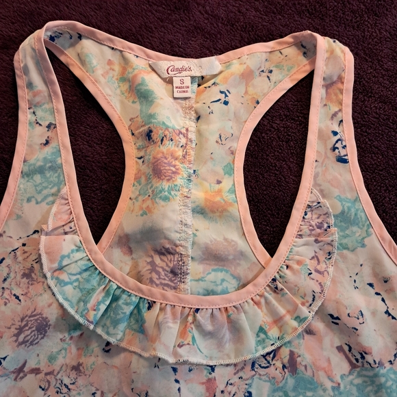 Candie's Ruffle Tank - Picture 2 of 4